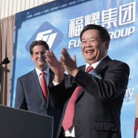 全球最大汽车玻璃单体工厂，由mksports投资在美国建成投产
